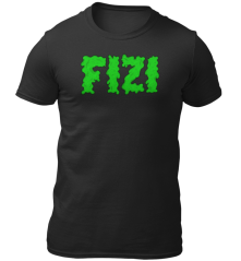 Tričko FIZI SLIME - černá