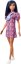 Barbie Modelka - šaty se vzorem hadí kůže