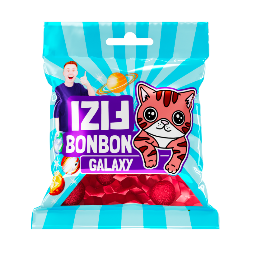 FIZIho BONBÓNY - Galaxy 80g 5 ks