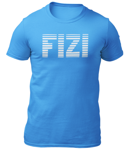 Tričko FIZI - modrá - Velikost: Dospělé - S