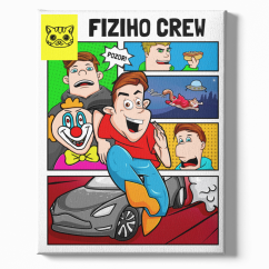 Obraz na plátně - FIZICREW KOMIKS