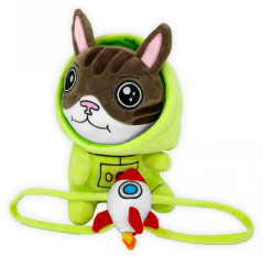Plyšák Astronaut Kocourek Boris - 25 cm