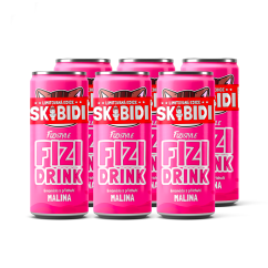FIZI DRINK - Malina 250ml 1 ks CZE (SKIBIDI EDICE)