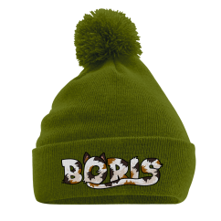 Čepice s bambulí BORIS - zelená