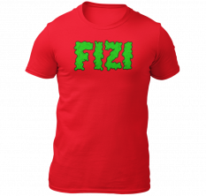 Tričko FIZI SLIME - červená