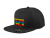 Snapback FIZI z kostek - černá