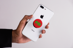 Popsocket - FIZI SLIME červená