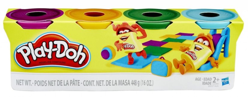 Play-Doh Balení 4 tub - více druhů