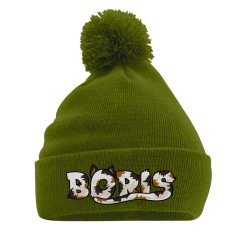 Čepice s bambulí BORIS - zelená
