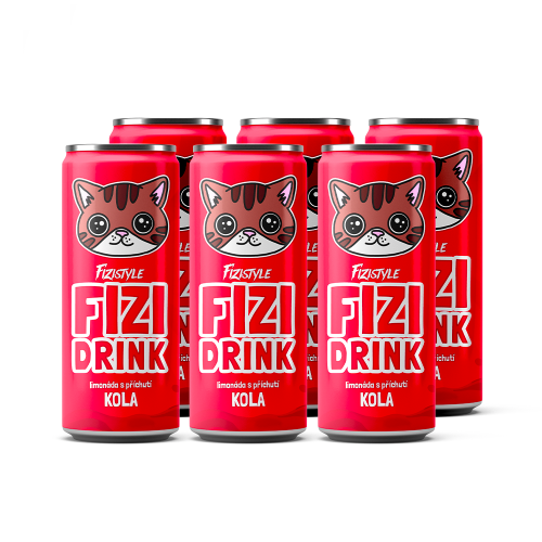 FIZI DRINK - Kola 250ml 6 ks CZE