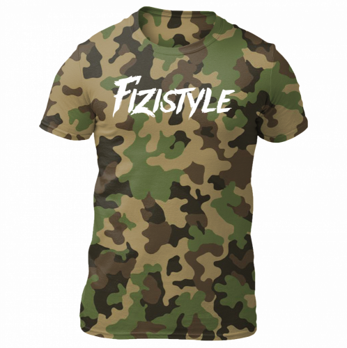 Tričko FIZIstyle - Maskáčové - Velikost: Dospělé - XS