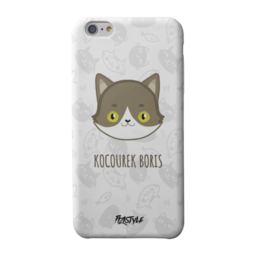 Kryt na telefon - Kocourek Boris - Model telefonu: Samsung Galaxy S9