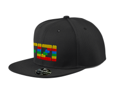 Snapback FIZI z kostek - černá