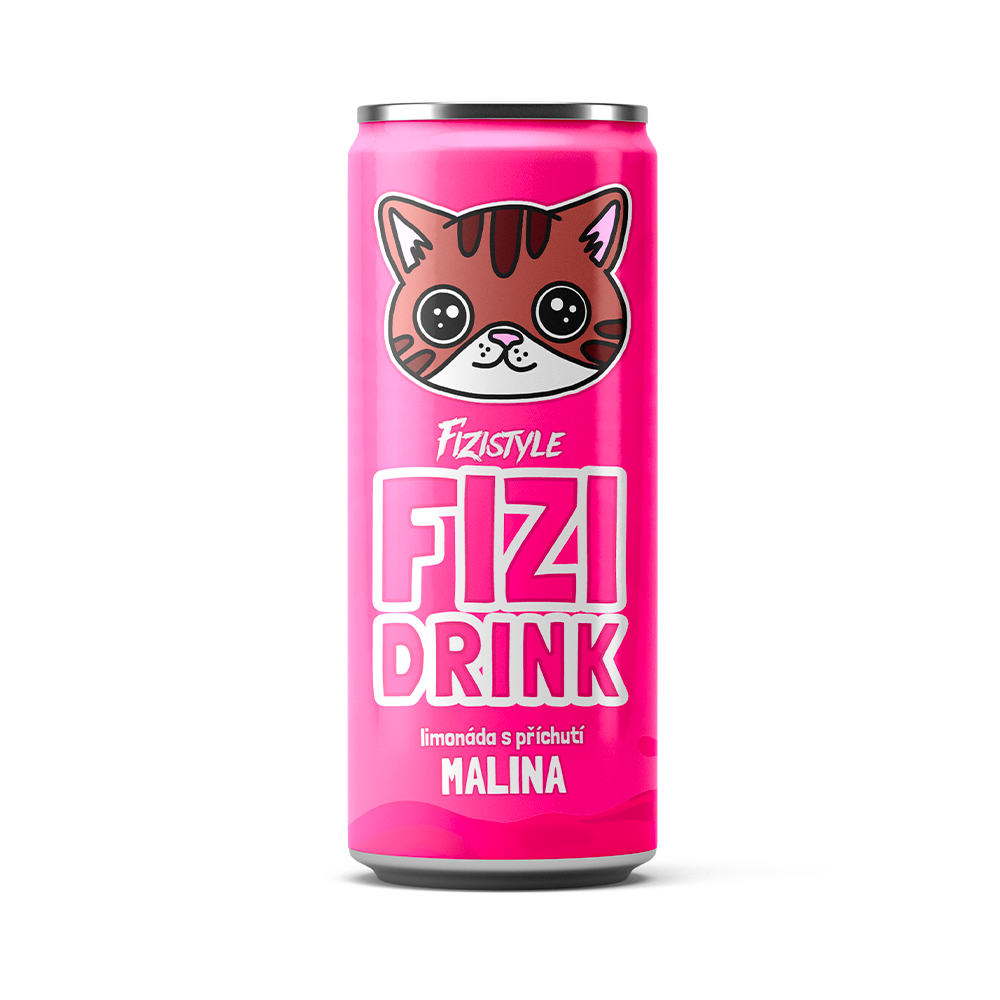 FIZI DRINK - Malina 250ml 6 Ks CZE :: FIZIshop