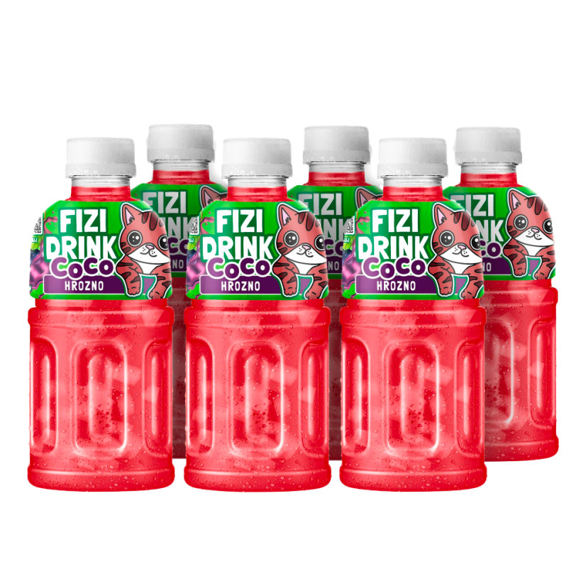 FIZI DRINK COCO - Hrozno 320ml 6 ks