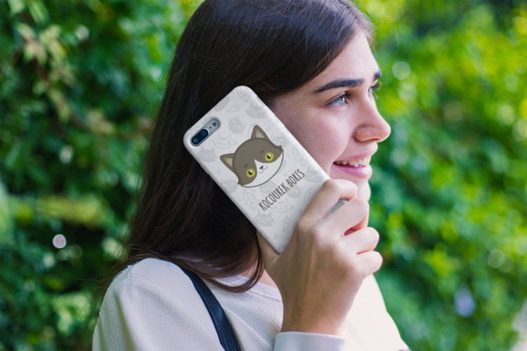 Kryt na telefon - Kocourek Boris - Model telefonu: Samsung Galaxy S9