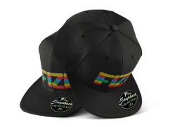 Snapback FIZI z kostek - černá