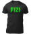 Tričko FIZI SLIME - černá