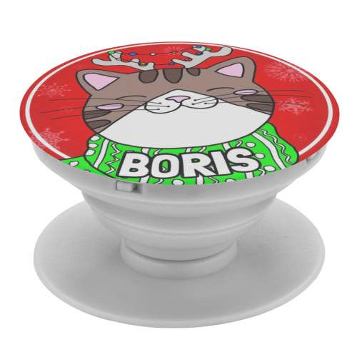 Popsocket - Vánoční kocour Boris
